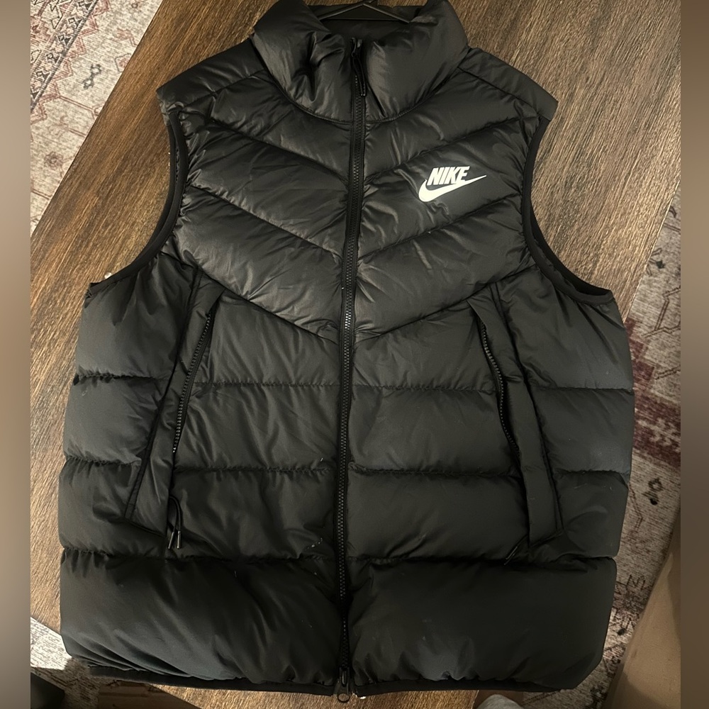 Nike Black Quilted Vest